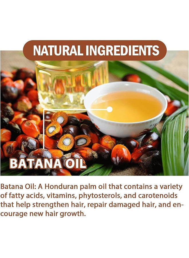 BARUBT Batana Oil For Hair Growth, Natural Organic Hair Conditioner, Repairs Damaged Hair, Leaves Hair Smoother, Natural Hair Growth Oil, Helps With Frizz, For All Hair Types  - Image 3