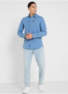 Logo  Denim Relaxed  Fit Shirt - pzsku/Z77B836EC70E967F8E3F9Z/45/_/1716207388/cfd0b99a-abd2-4fb1-8da6-91cbbcd903c5