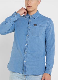 Logo  Denim Relaxed  Fit Shirt - pzsku/Z77B836EC70E967F8E3F9Z/45/_/1716207519/444ed29f-bb2f-4936-86a4-da9b32909062