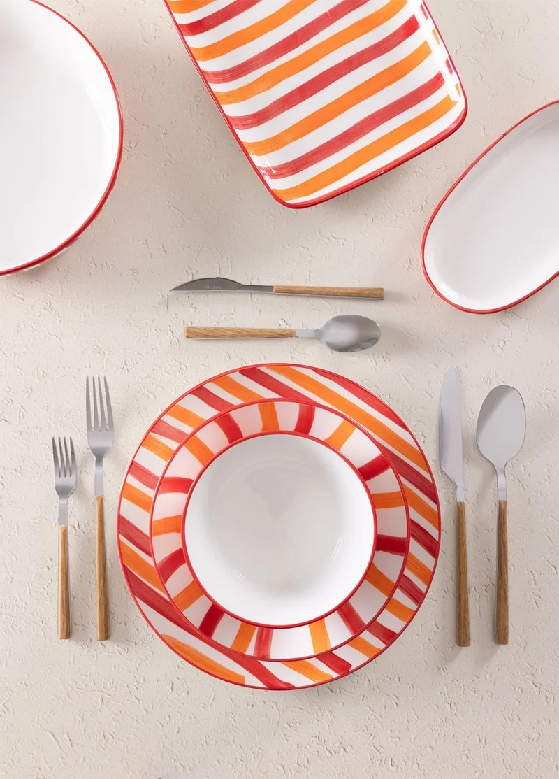 THE MIA Joy Rectangular Service Red 30X19 cm