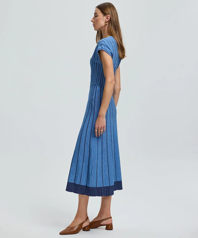 ايبيكيول Contrast Trim Knit Skirt