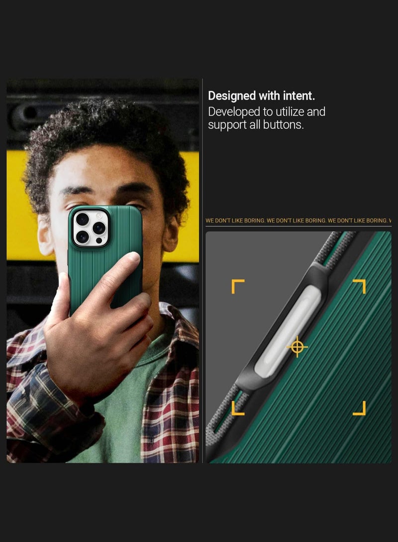 Caseology غطاء حماية مغناطيسي مزدوج لجهاز آيفون 16 برو ماكس - أخضر جاد - Image 4