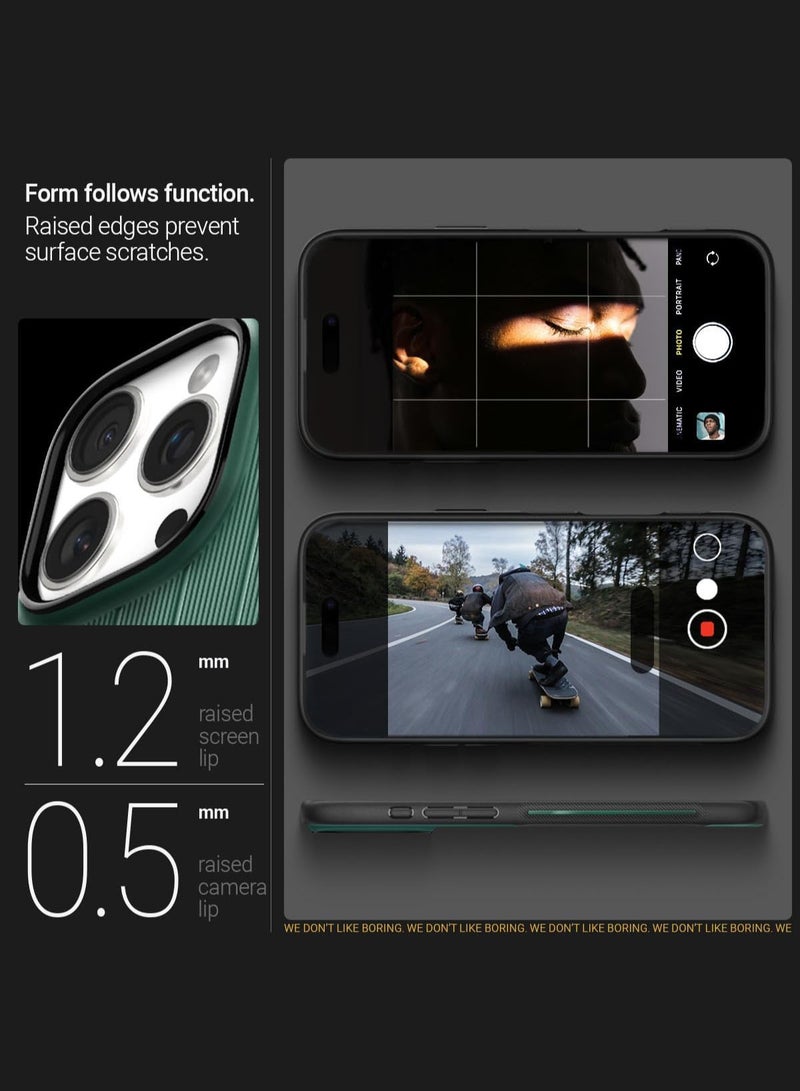 Caseology غطاء حماية مغناطيسي مزدوج لجهاز آيفون 16 برو ماكس - أخضر جاد - Image 5