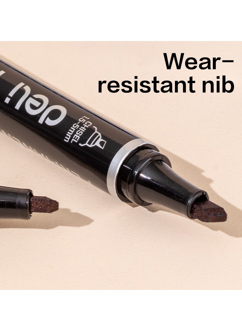 Deli EU10120 Permanent Marker, Chisel Tip 1.5-5mm, Black Ink, 12pcs/Box â€“ Ideal for Office, School, Warehouse, Industrial Use - Image 4