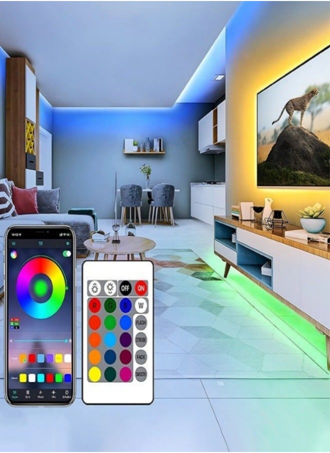 10M Bluetooth RGB Light Strip with APP Control - Timer Setting, Music Mode - Perfect for Decoration, Bedroom, PC, Cabinet - pzsku/Z77B85EAB626B1FA777C2Z/45/_/1718778724/8e5b2b74-8a77-4479-9b83-3216cc9b03b5