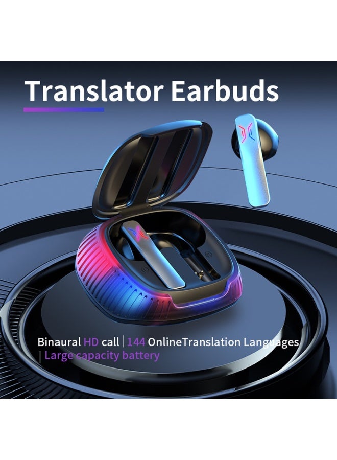 general Smart Translator Earbuds B18 Intelligent Voice Translation Earphones Bluetooth Headphones Wireless Headset Binaural Simultaneous Translation High Accuracy & Fast Translation in 144 Languages Up to 98% Accuracy Simultaneous Interpretation Premium Sound Quality ENC Active Noise Reduction Bluetooth 5.0 Long-lasting Battery - Image 2