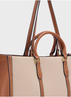 ELLA Color Block Large Tote Bag  - Image 4