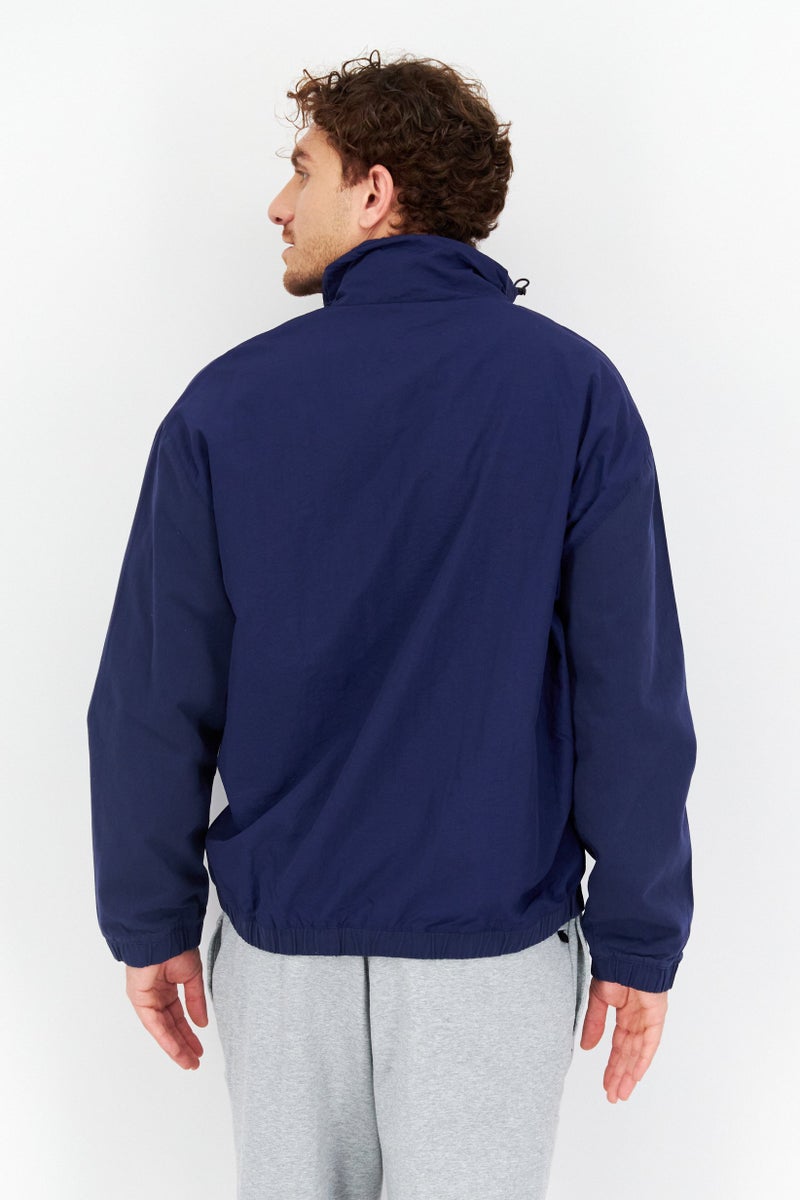 FILA Men Sportswear Fit Long Sleeves Training Jackets, Navy - Image 2