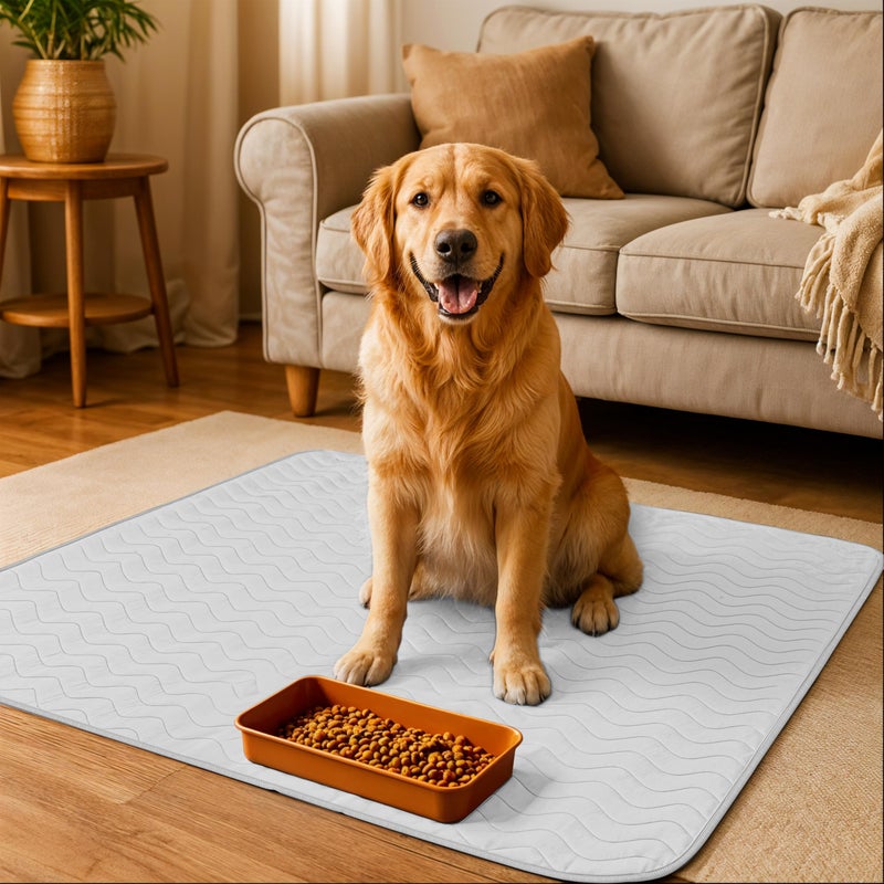 Utopia Bedding Washable Pee Pads for Dogs 18" x 24" (Pack of 4), Waterproof Incontinence Bed Pads for Adults, Elderly and Kids, Heavy Absorbency Pet Training Pads for Sofa and Couch (White, Blue) - Image 5