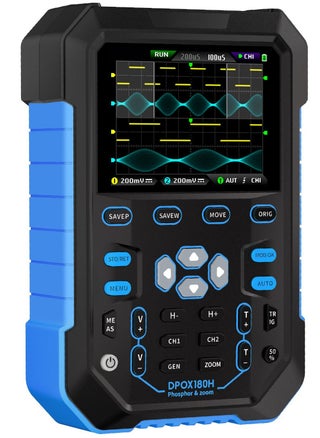 Digital Oscilloscope, DPOX180H 2 Channels Digital Phosphor Oscilloscope, 2 in 1 Handheld Oscilloscope, DDS Signal Generator, 180Mhz Bandwidth 500MSa/s Sampling Rate, for Automobile Maintenance - pzsku/Z77B89424209A71773A0EZ/45/_/1717031446/e05e808f-8b78-434b-bc2a-cea50e83b0dd