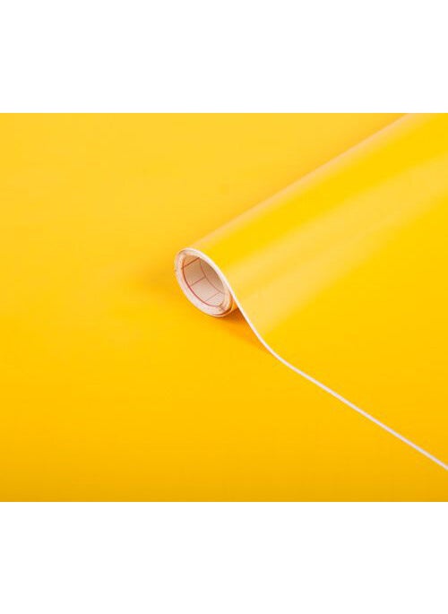 d-c-fix 346-0156 Matte Dark Yellow Self Adhesive Foil  - Image 1