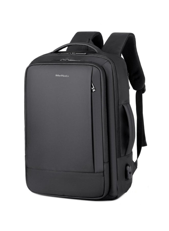 مينيلي شنطة لابتوب مينالي ١٩٠٥ قابلة للتوسعة مع وصلة يو اس بي واتربروف - Image 1