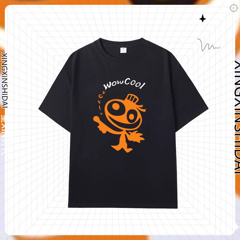 Gu Tianle Gu Principal Xunqin Ji Movie and TV Drama Same Style Peripheral Xiang Shaolong Short-sleeved T-shirt Undershirt Clothes - Image 1