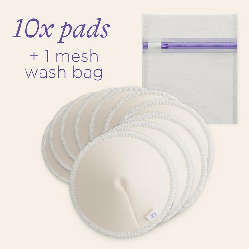 Lansinoh Washable Nursing Pads - 10 Count - Image 2