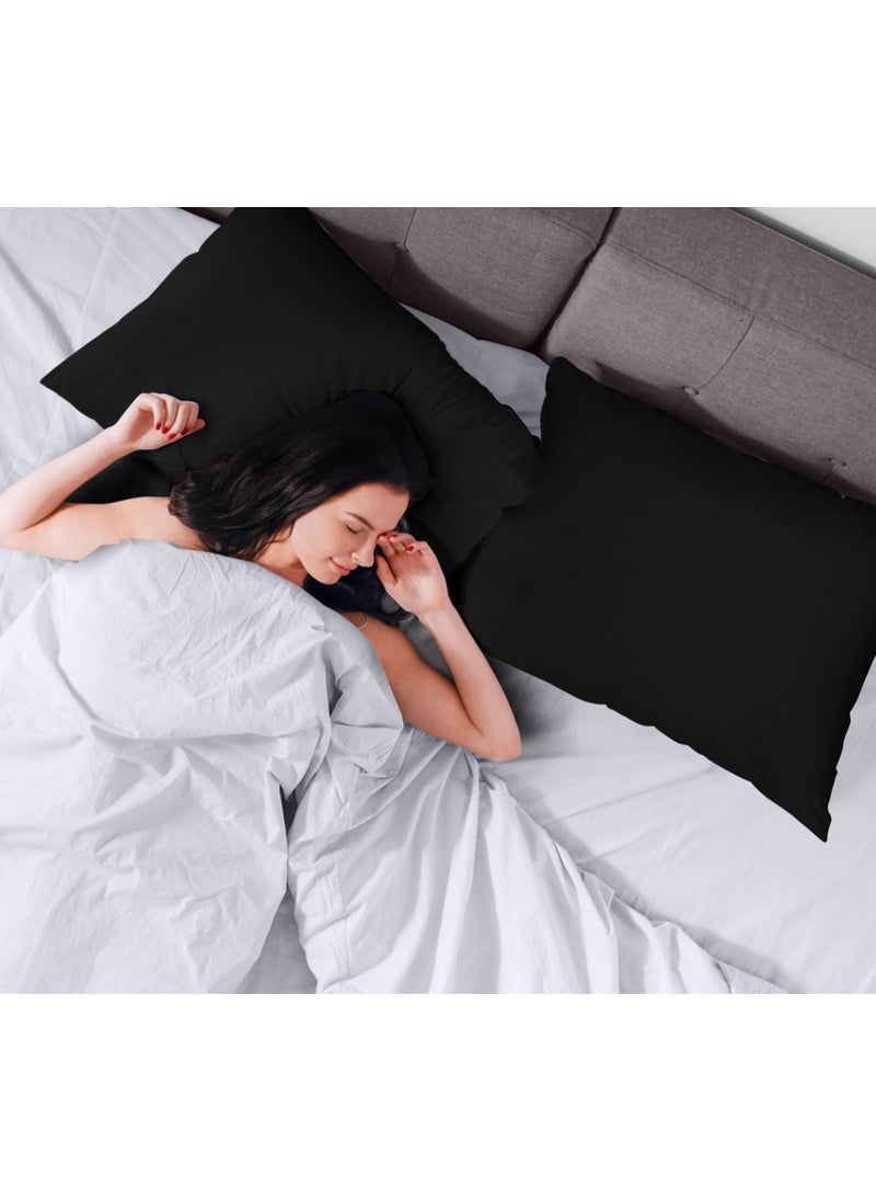 Utopia Bedding Utopia Bedding Waterproof Pillow Protectors Zippered (2 Pack  Black) Queen Size  Zippered Pillowcases  Bed Bug Proof Pillow Encasement Covers 20 x 28 Inches  - Image 5