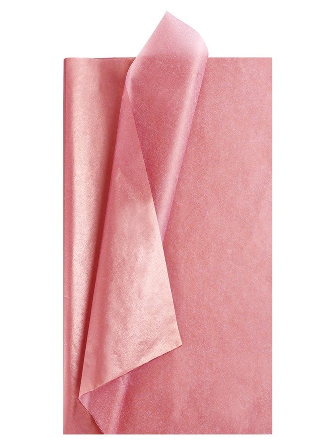 Naler 60 Sheets 14x20 in Rose Gold Tissue Paper for Gift Bags, Coral Tissue Paper Bulk for Gift Bags Art Craft Flower Pom Pom Wedding Birthday Christmas Decorations - Image 1