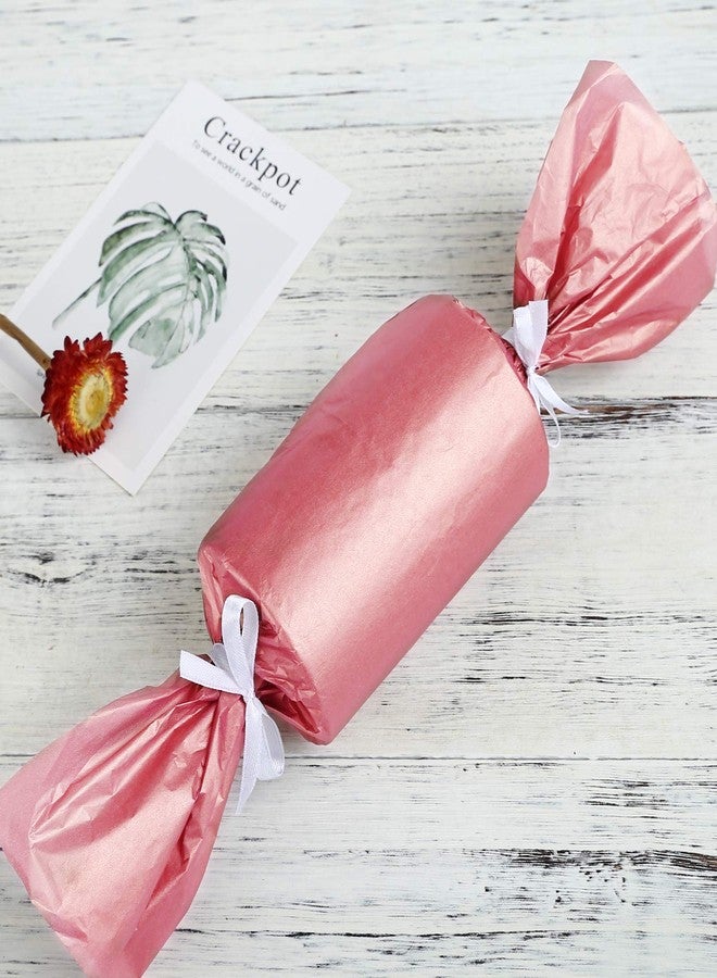 Naler 60 Sheets 14x20 in Rose Gold Tissue Paper for Gift Bags, Coral Tissue Paper Bulk for Gift Bags Art Craft Flower Pom Pom Wedding Birthday Christmas Decorations - Image 5