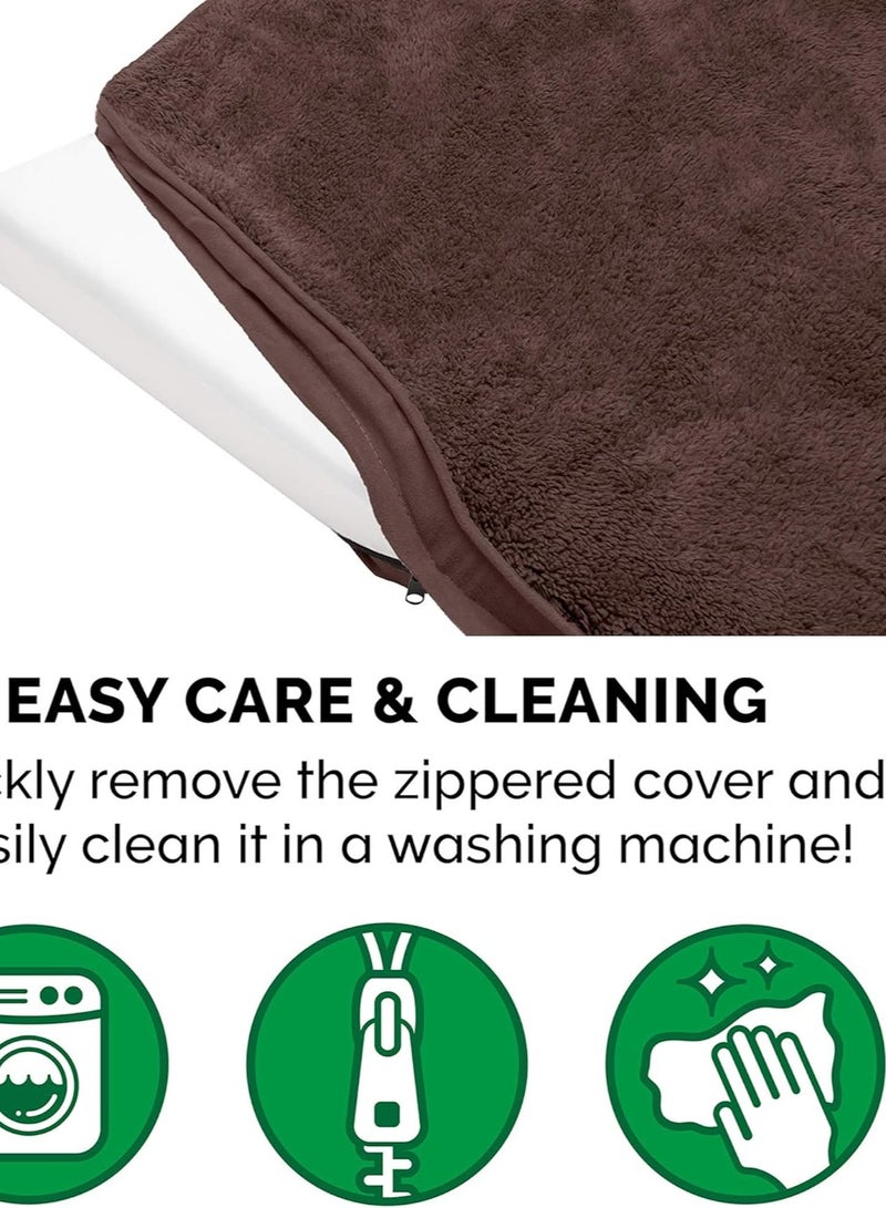 Moro Moro Orthopedic Velvet Foam Dog Mattress – Soft & Supportive Pet Bed with Removable Cover - Image 2