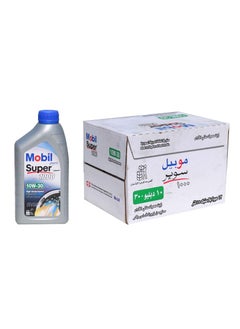 Mobil Mobil Super 1000 Engine Oil – 10W-30 - High Performance & Reliable Engine Protection / (6 x 1L Packs) & (12L Carton)  - Image 1