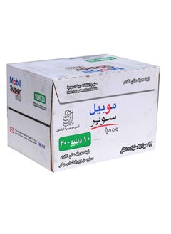 Mobil Mobil Super 1000 Engine Oil – 10W-30 - High Performance & Reliable Engine Protection / (6 x 1L Packs) & (12L Carton)  - Image 2