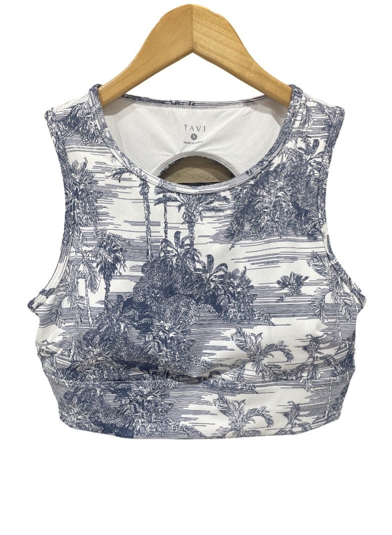 TAVI AGILITY BRA NAVY TROPIC TOILE - Image 1