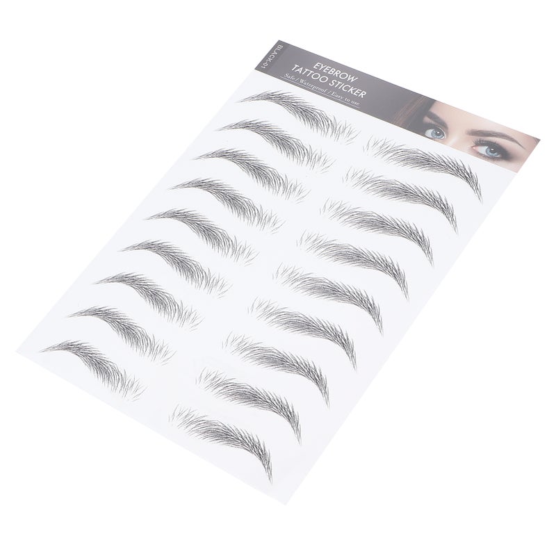 Long Lasting Eyebrow Transfers Sticker Household Portable Women Eyebrow Tattoo StickerBLACK-06 - Image 4