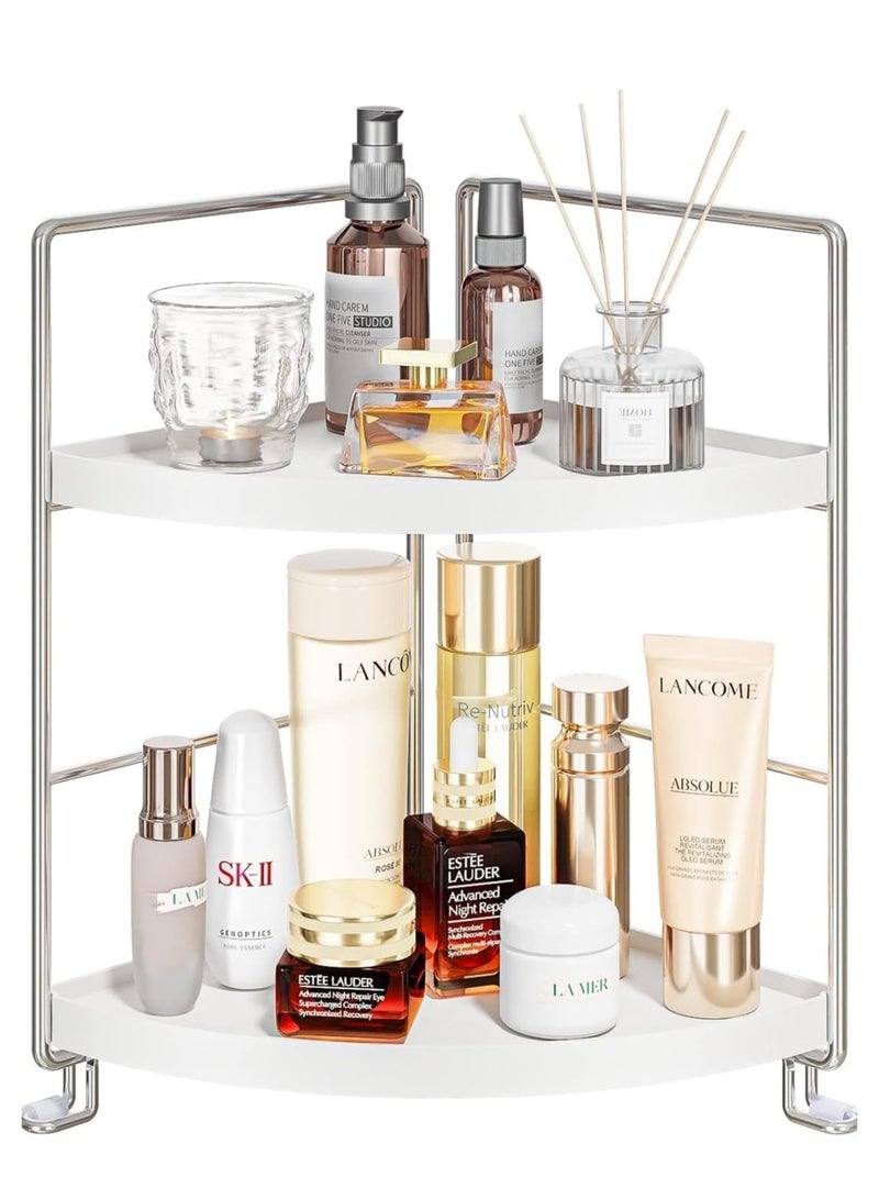 2 Tier Corner Bathroom Organizer - Image 5