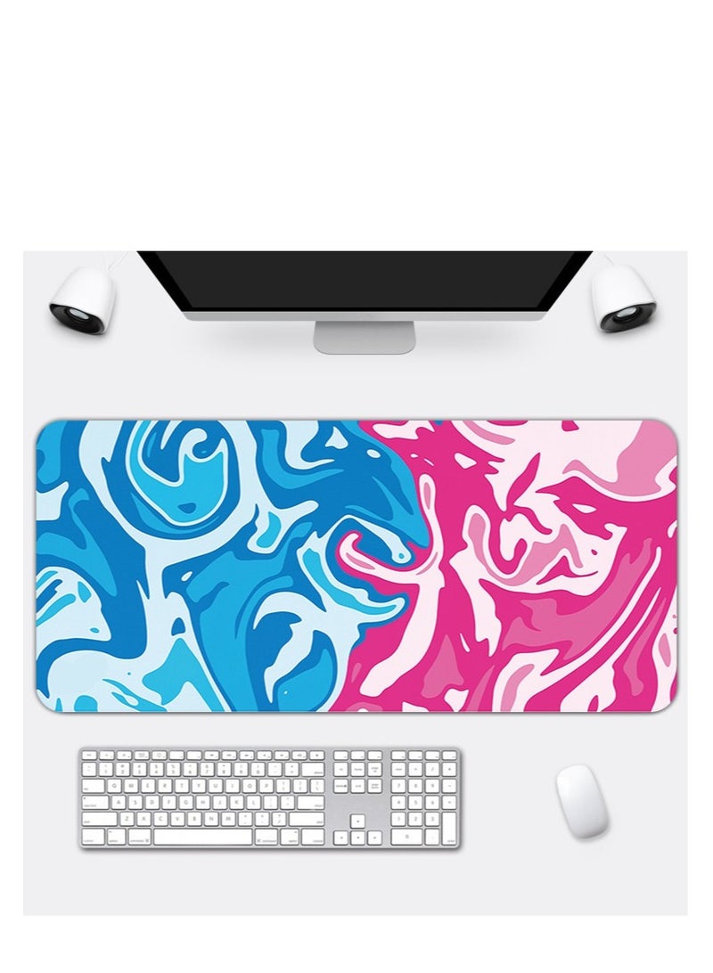 Y&D Gaming Mouse Pad,Extended Large Mat Desk Pad, Stitched Edges Mousepad, Long Non-Slip Rubber Base Mice Pad(31.5x11.8x0.12 Inch)
