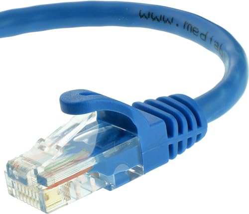 Mediabridge CAT6 Ethernet Patch Cable (10 ft) RJ45 Connectors with Gold Plated Contacts (10gbps) - Image 1