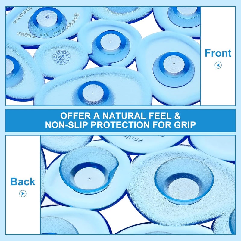 Riakrum 12 Counts Pebble Bath Treads Bathtub Non Slip Stickers Pebble Bath Mat Non Slip Bath Tub and Shower Mat with Suction Cups, Machine Washable - Image 5