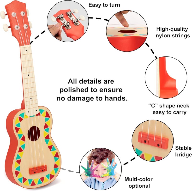 CB SKY Soprano Ukulele 21"/53cm for kids, beginners and students (Totems) - Image 2