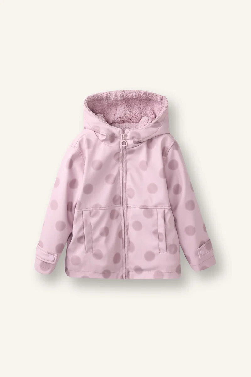 ديفاكتو Baby Girl Hooded Raincoat