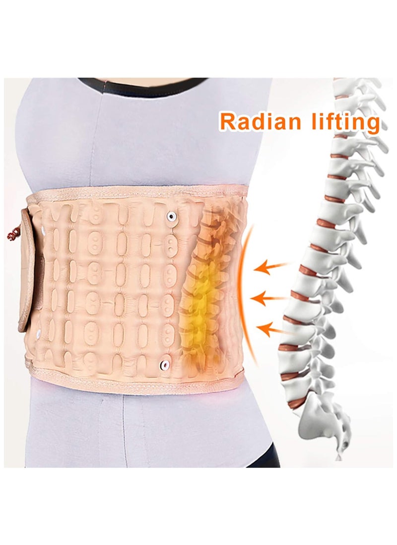 Inflatable lumbar belt backrest decompression belt for waist decompression straps can relieve back pain reduce muscle fatigue