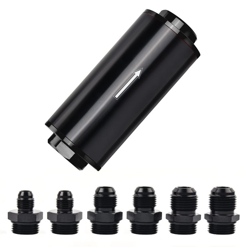 فلتر وقود داخلي EVIL ENERGY 6AN 8AN 10AN 10 ميكرون 50MM ألمنيوم