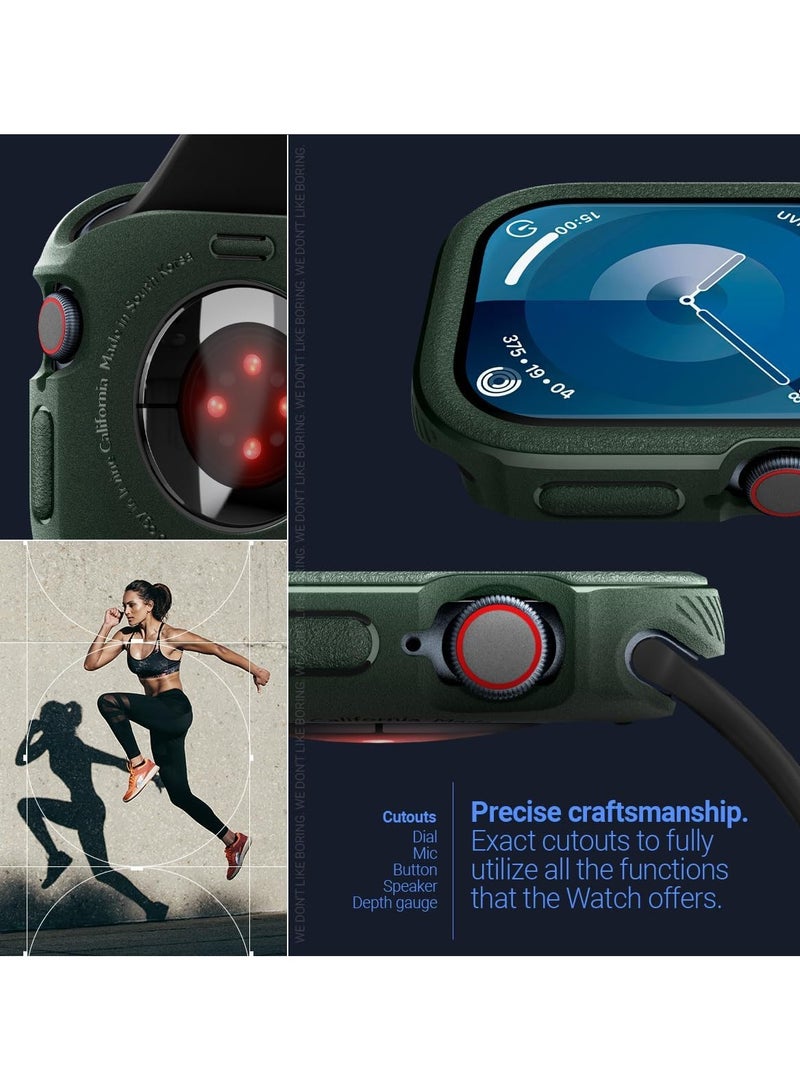 Caseology Vault for Apple Watch Series 10 (42mm) Case Cover (2024) - Midnight Green - Image 4