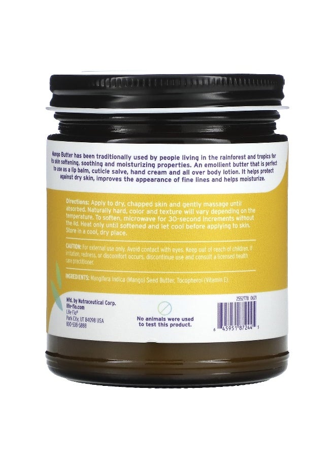 Life-flo Life-flo, Pure Mango Butter, 9 fl oz (266 ml)  - Image 2