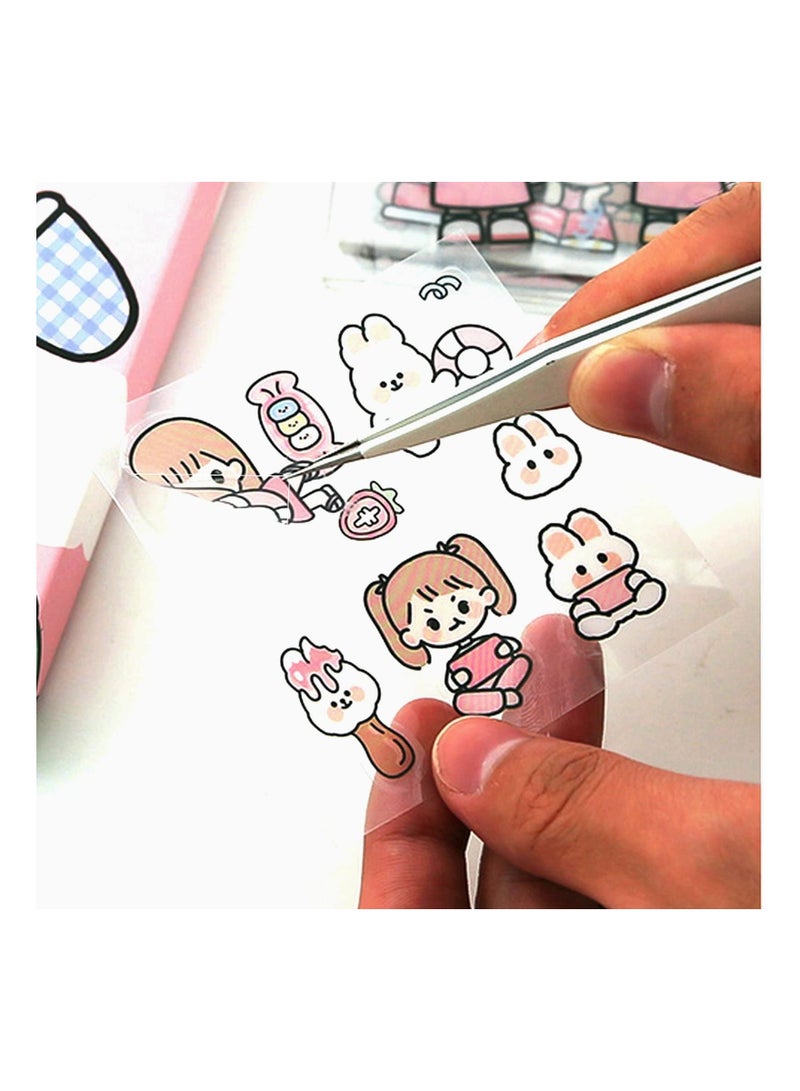 SOLARAE Stickers Set, 800Pcs/100 Sheets Cute Colorful Vinyl Adhesive Decorative Stickers for Scrapbook, Laptop, Phone, Journal, Water Bottle Sticker for Teens Girls Kids, Gift Package - Image 3