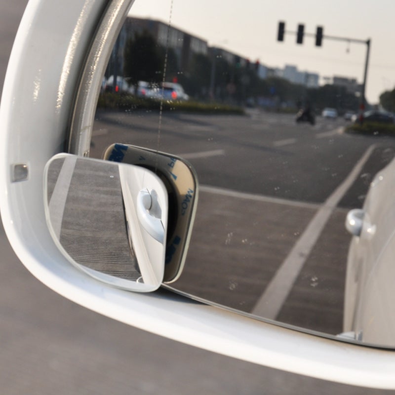 Boreless Style Wide-Angle Car Rearview Blind Spot Mirror – 360 Degree Auxiliary Round Mirror - Image 4