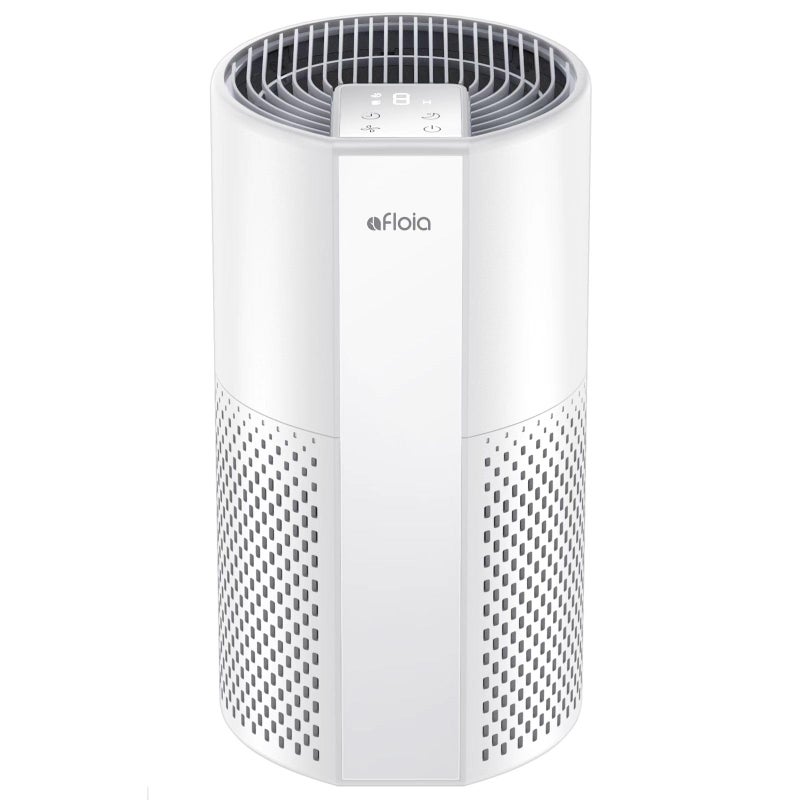 Afloia Air Purifier for Home, 4-in-1 Washable Filter for Allergies, Covers Up to 1076 ftÂ², Quiet Operation, Auto Shut-Off & Night Light, Removes Pet Dander, Pollen, Dust, Mold, and Smoke, White,Pluto - Image 1
