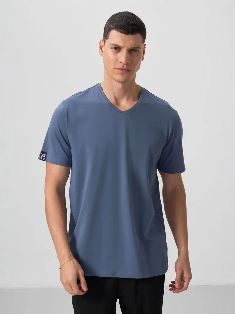 TOMMYLIFE TOMMY Men's V-Neck Short Sleeve T-Shirt