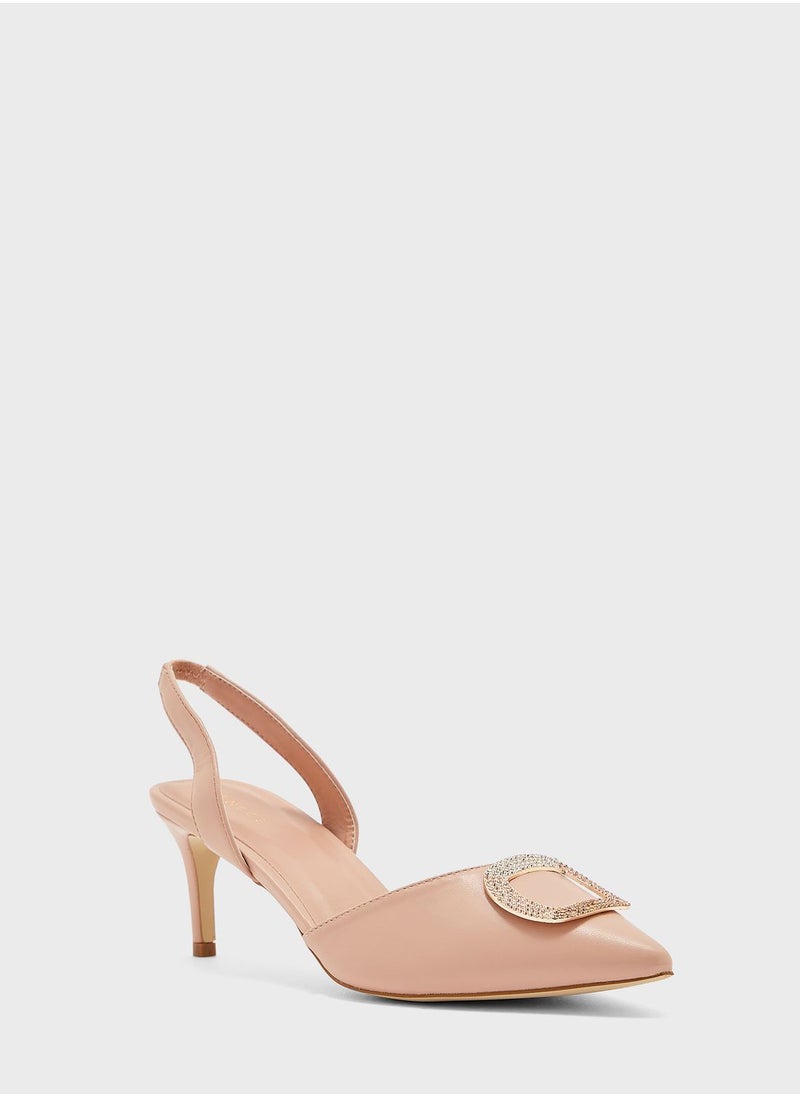 Vincci - Pointed Toe Ankle Strap Sandals - Image 1
