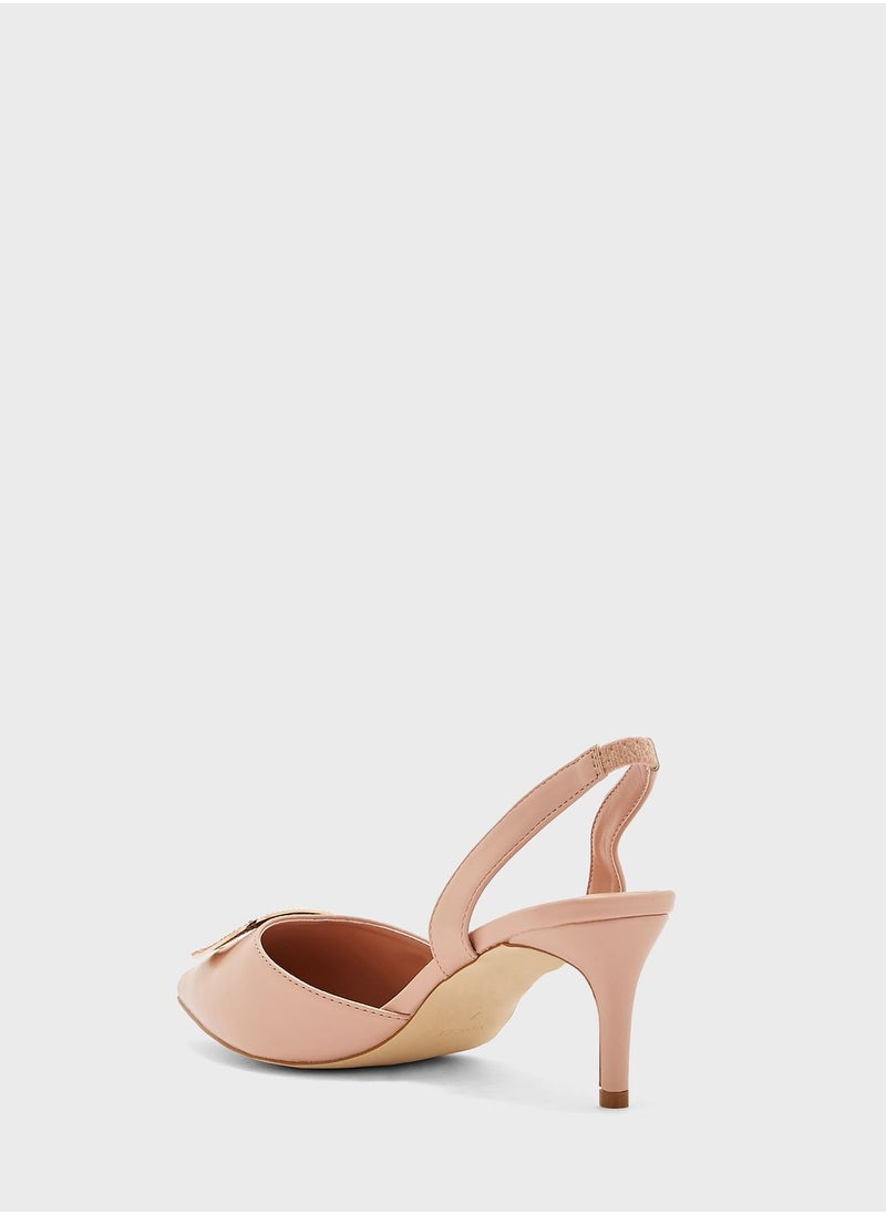 Vincci - Pointed Toe Ankle Strap Sandals - Image 1
