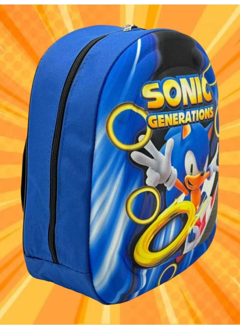 Tezzgelsin Kindergarten Children's Backpack Hedgehog Sonic Character 3 6 Years Old 5D Embossed Eva Fabric School Bag