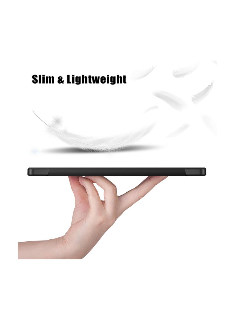 EVO Case for Xiaomi Redmi Pad SE 11 Inch Tablet, Ultra Thin Protective Case with Translucent Back Cover with Auto Sleep/Wake Function, Black  - Image 5