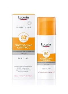 يوسيرين سائل للتحكم في التصوير الفوتوغرافي والحماية من أشعة الشمس بعامل الحماية من الشمس SPF 50ملليلتر  - Image 1