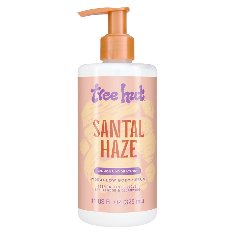 Tree Hut Santal Haze Hydraglow Hydraglow Body Serum, Brighten & Hydrate, with Hyaluronic Acid, Vitamin C & Niaciamide, 11 Oz. - Image 1