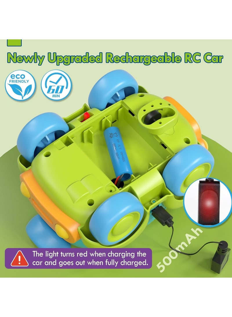 Castle Girl Dinosaur Toy, 2 Pack Dinosaur Toys for Kids 3-5, Remote Control Car for Toddlers 1-3, Kids Toys Girls 3-5, 2 Year Old Girl - Image 3