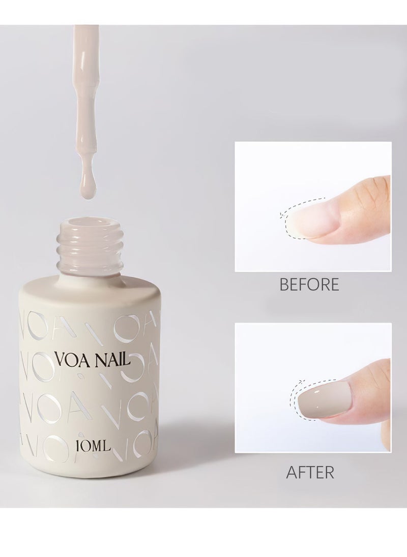 VOA - 3 in 1 One Step Gel Polish Soak Off UV LED without Base and Top Coat Long Lasting Safe Fast Cure Nail Art Manicure for Starter Salon DIY at Home 10ml - Image 1