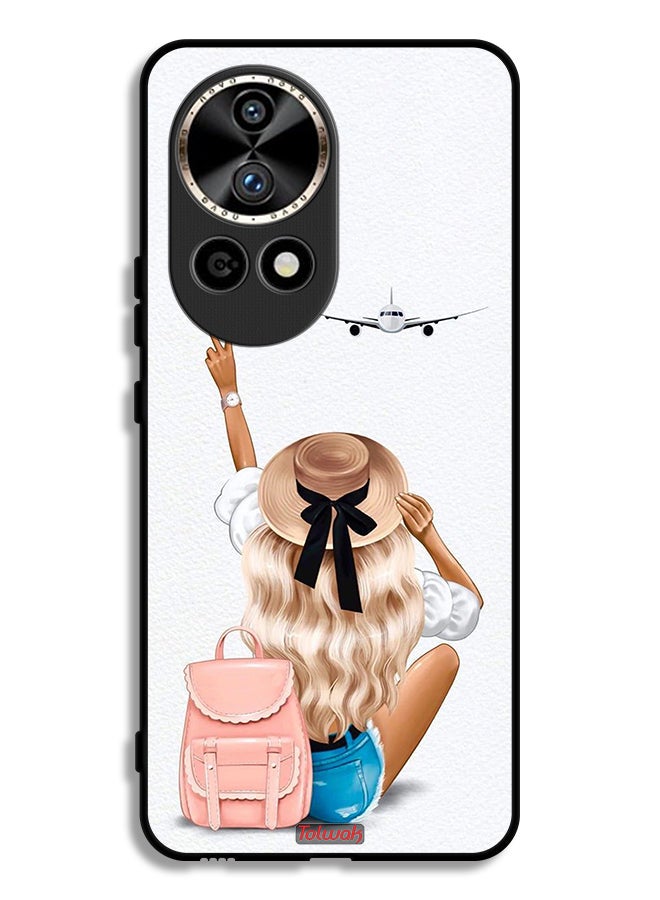 Tolwak Huawei nova 12 Pro 5G Protective Case Cover Girl Love Travel - Image 1