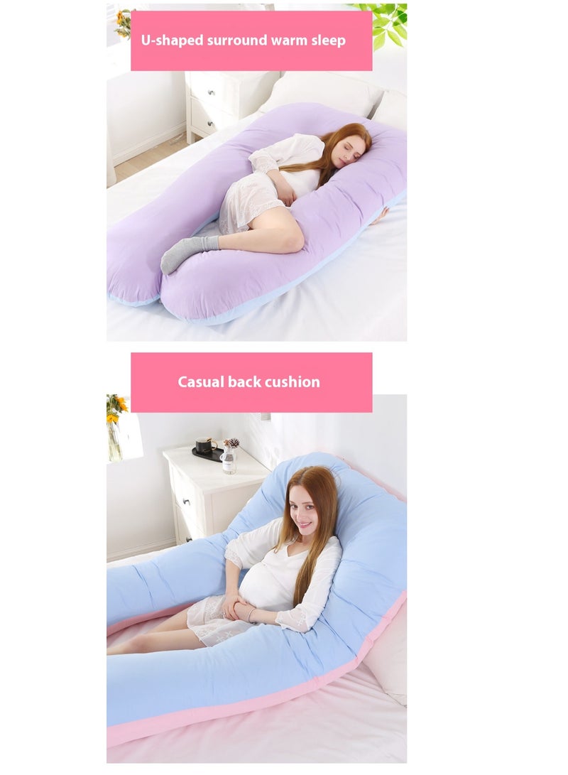 U-Shaped Full Body Pregnancy Cotton Pillow Pregnancy Pillows For Sleeping 80x150cm